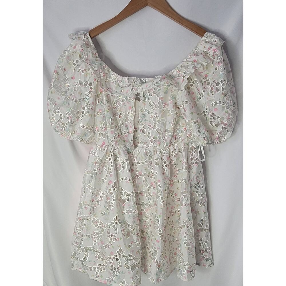 For Love and Lemons- NWT White eyelet dress- size small- READ - Picture 4 of 10